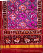 Vibrant Patola Silk Saree: Handloom Beauty - Luxurion World