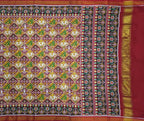 Exquisite Multicolor Patan Patola Double Ikat Handloom Pure Silk Saree - Luxurion World