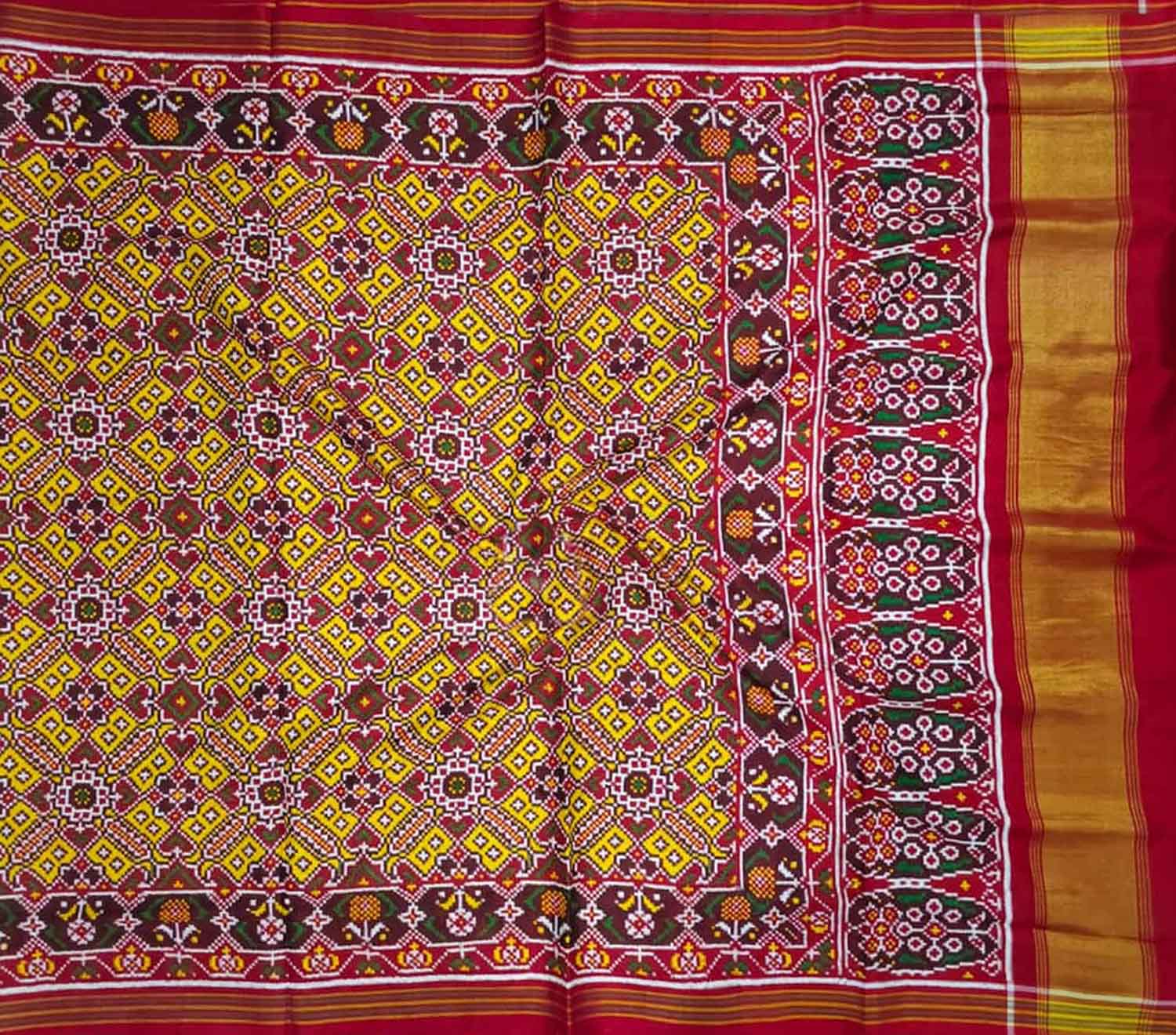 Stunning Multicolor Patan Patola Silk Saree - Luxurion World