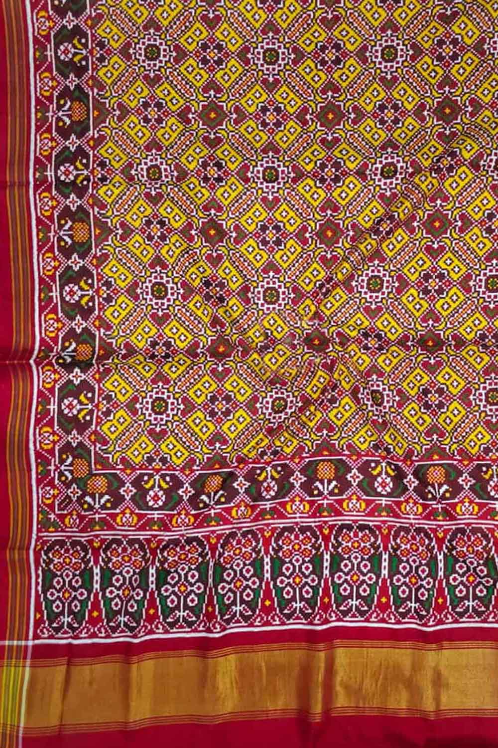 Stunning Multicolor Patan Patola Silk Saree - Luxurion World