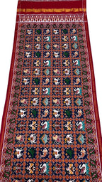 Vibrant Handloom Patan Patola Double Ikat Silk Saree - Luxurion World