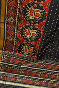 Handloom Patola Pure Silk Single Ikat Saree - Luxurion World