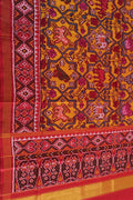 Yellow Semi Patan Patola Handloom Silk Saree - Luxurion World