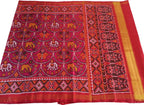 Pink Semi Patan Patola Silk Saree - Luxurion World
