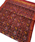 Vibrant Patola Handloom Silk Saree - Luxurion World