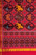 Vibrant Handloom Patola Silk Saree - Multicolor Beauty - Luxurion World