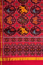 Vibrant Handloom Patola Silk Saree - Multicolor Beauty - Luxurion World