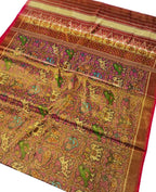 Multicolor Tissue Patola Single Ikat Saree - Luxurion World