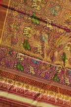 Multicolor Tissue Patola Single Ikat Saree - Luxurion World