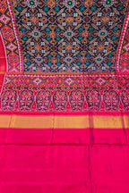 Multicolor Handloom Semi Patan Patola Pure Silk Saree - Luxurion World