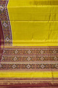 Yellow Patola Handloom Pure Tissue Silk Saree - Luxurion World