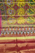 Multicolor Patola Handloom Pure Tissue Silk Saree - Luxurion World