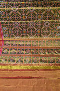 Multicolor Patola Handloom Pure Tissue Silk Saree - Luxurion World