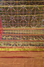 Multicolor Patola Handloom Pure Tissue Silk Saree - Luxurion World