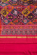 Multicolor Handloom Patan Patola Pure Silk Saree - Luxurion World