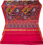 Multicolor Handloom Patan Patola Pure Silk Saree - Luxurion World