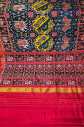 Multicolor Handloom Patan Patola Pure Silk Saree - Luxurion World
