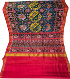 Multicolor Handloom Patan Patola Pure Silk Saree - Luxurion World