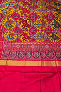 Multicolor Handloom Patan Patola Pure Silk Saree - Luxurion World