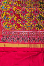 Multicolor Handloom Patan Patola Pure Silk Saree - Luxurion World