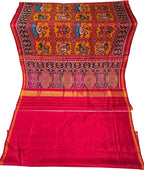 Multicolor Handloom Patan Patola Pure Silk Saree - Luxurion World
