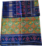 Exquisite Multicolor Semi Patan Patola Handloom Pure Silk Saree - Luxurion World