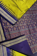 Stunning Green Handloom Double Ikat Silk Saree - Luxurion World