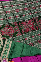 Exquisite Purple Handloom Double Ikat Silk Saree - Luxurion World