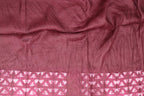 Stunning Purple Shibori Tie N Dye Tussar Silk Saree - Luxurion World