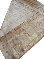 Elegant Pastel Swarnachari Silk Meenakari Saree - Luxurion World