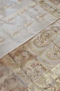 Elegant Pastel Swarnachari Silk Meenakari Saree - Luxurion World