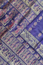 Elegant Purple Swarnachari Silk Saree - Luxurion World