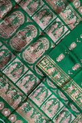 Green Handloom Swarnachari Pure Silk Saree