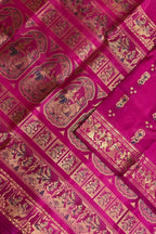 Pink Handloom Swarnachari Pure Silk Saree