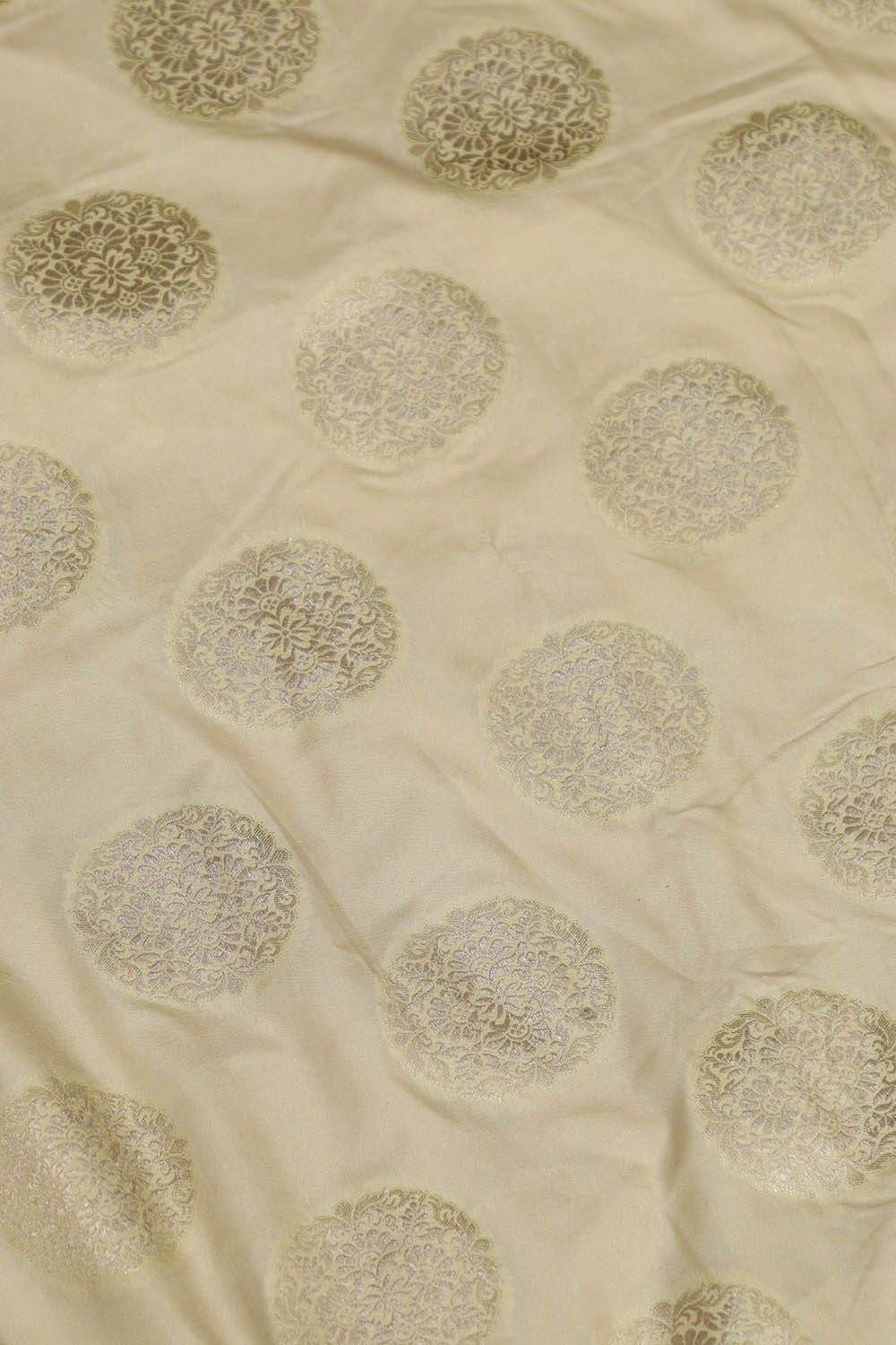 Pastel Banarasi Silk Suit With Red Banarasi Handloom Pure Moonga Silk Dupatta - Luxurion World