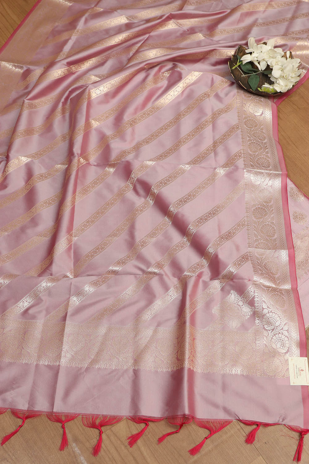 Elegant Purple Banarasi Silk Suit - Luxurion World