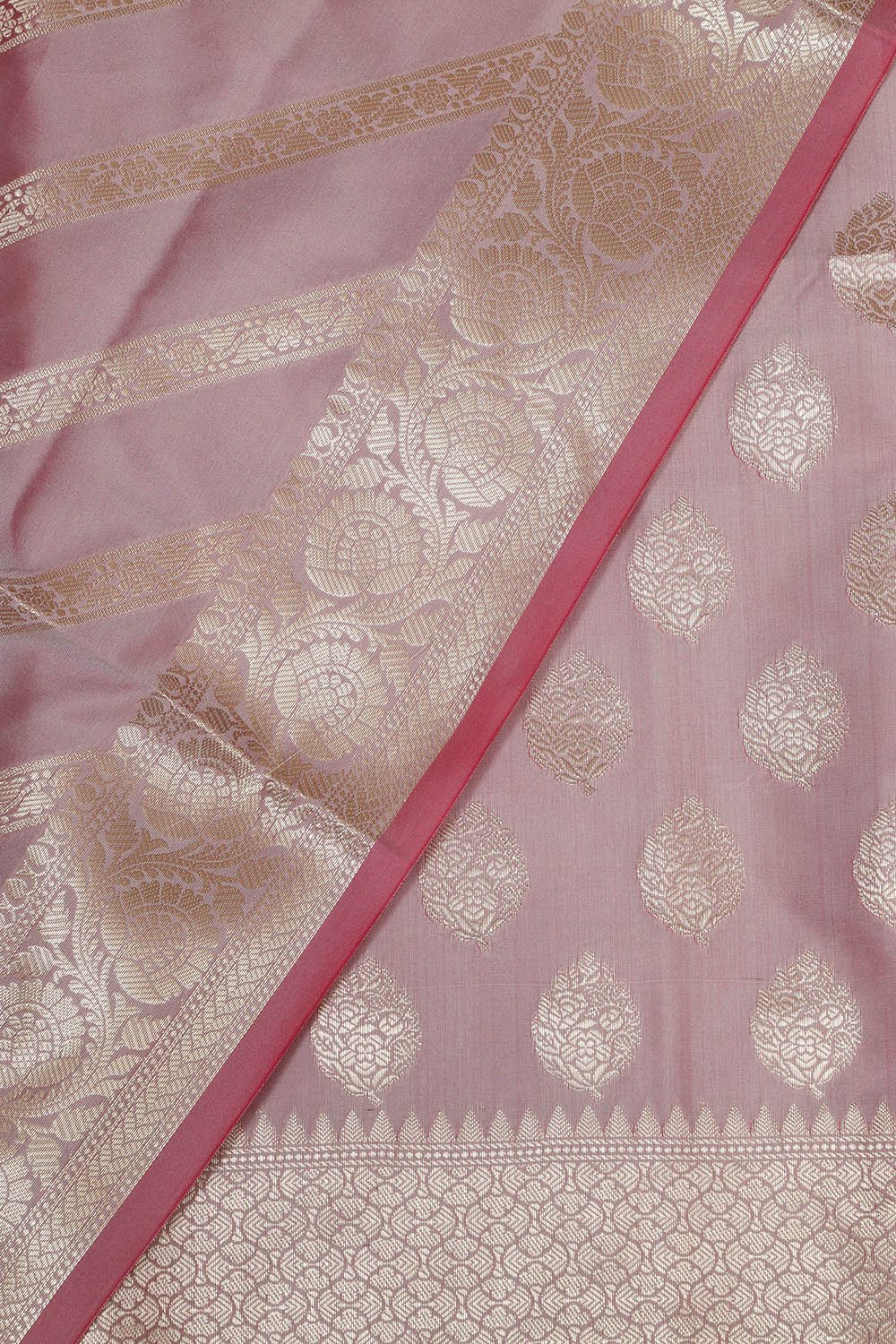 Elegant Purple Banarasi Silk Suit - Luxurion World