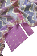 Exquisite Pink Banarasi Moonga Silk Suit Set - Luxurion World