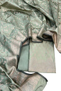 Green Banarasi Silk Suit Set - Elegant and Luxurious - Luxurion World