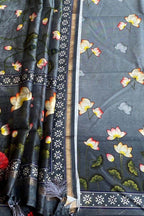 Elegant Grey Banarasi Cotton Suit with Digital Print - Luxurion World