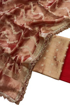 Red Banarasi Tissue Silk Suit Set - Luxurion World