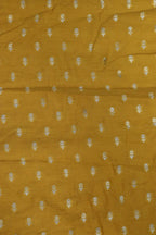 Yellow Banarasi Silk Two Piece Unstitched Suit Set - Luxurion World