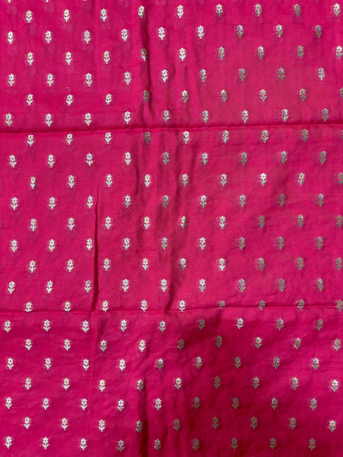 Pretty in Pink: Banarasi Silk Two Piece Unstitched Suit Set - Luxurion World