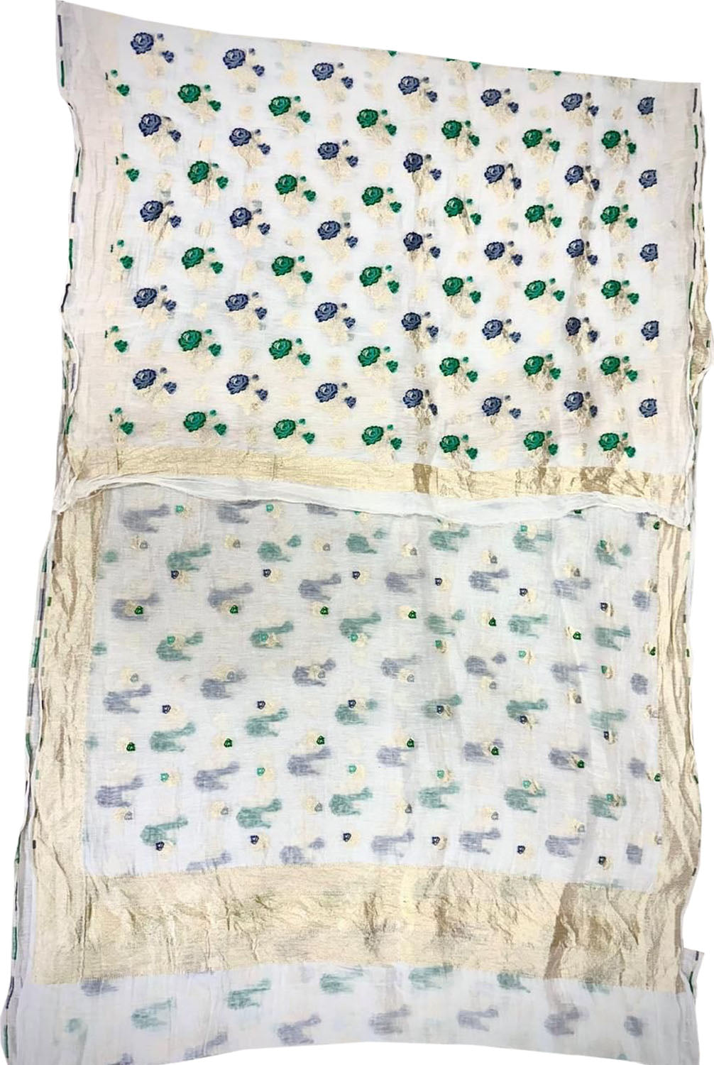 Dyeable Banarasi Pure Moonga Silk Handloom Meenakari Two Piece Unstitched Suit Set - Luxurion World