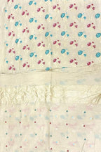 Dyeable Banarasi Pure Moonga Silk Handloom Meenakari Two Piece Unstitched Suit Set - Luxurion World