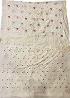 Dyeable Banarasi Pure Moonga Silk Handloom Meenakari Two Piece Unstitched Suit Set - Luxurion World
