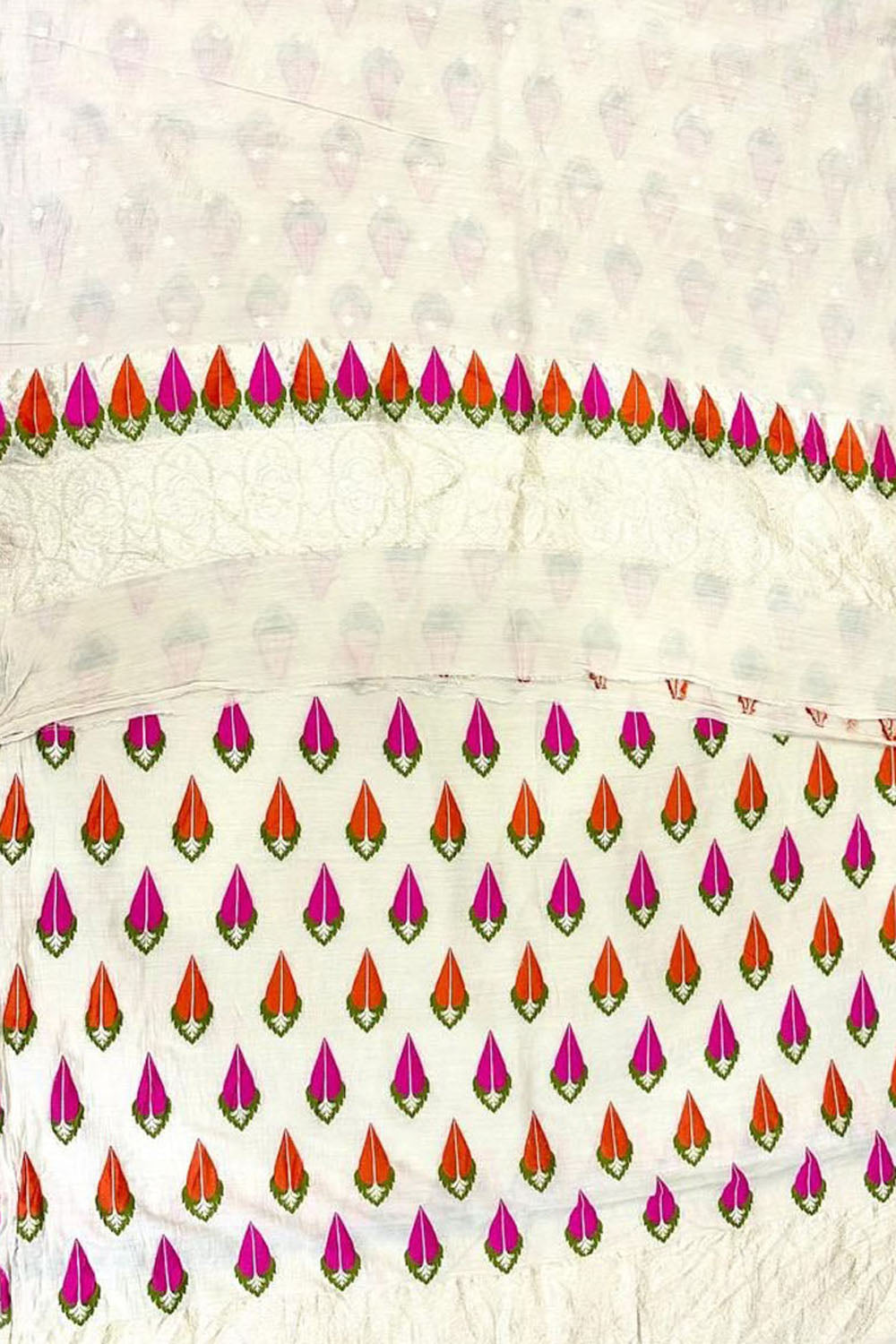 Dyeable Banarasi Pure Moonga Silk Handloom Meenakari Two Piece Unstitched Suit Set - Luxurion World