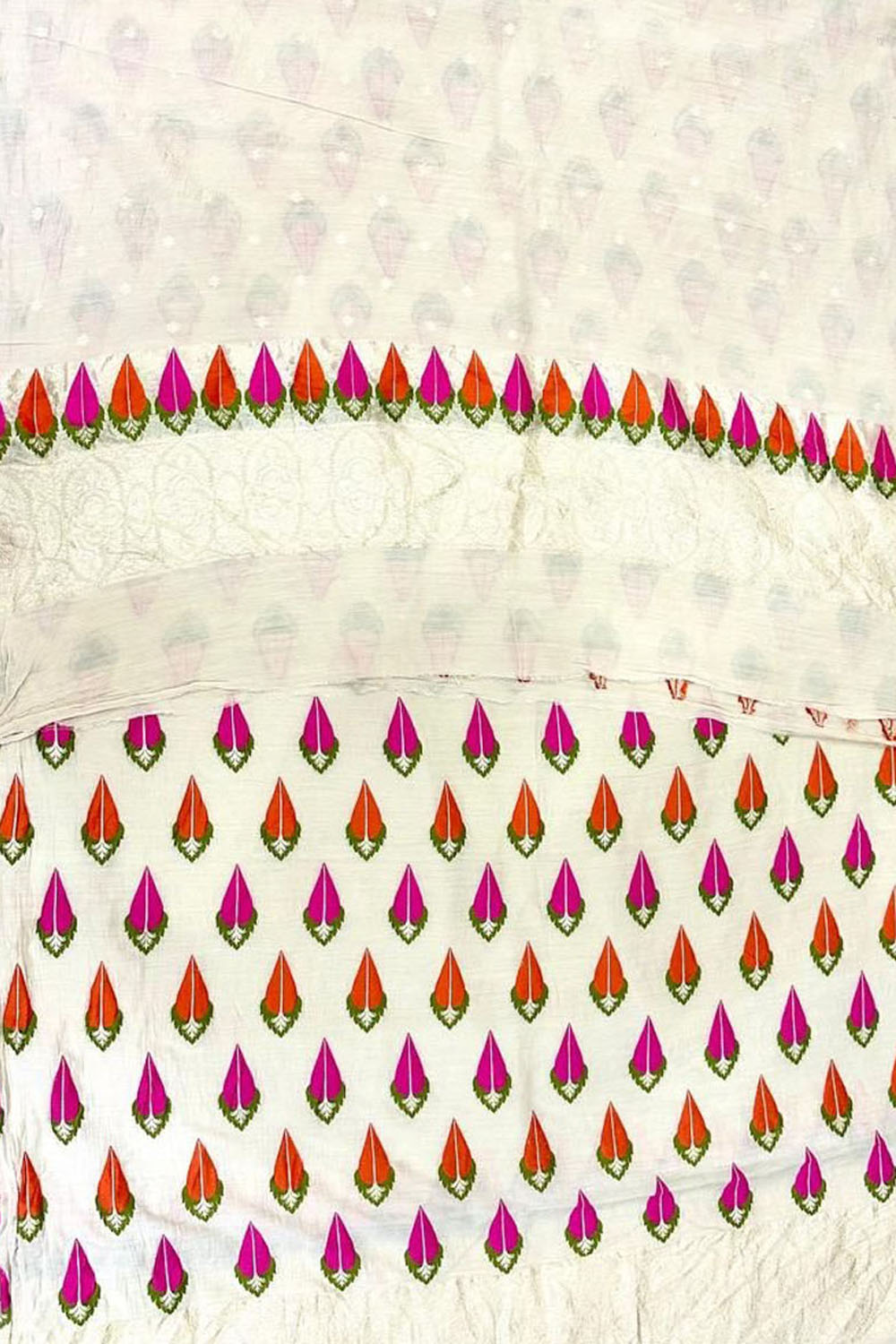 Dyeable Banarasi Pure Moonga Silk Handloom Meenakari Two Piece Unstitched Suit Set - Luxurion World