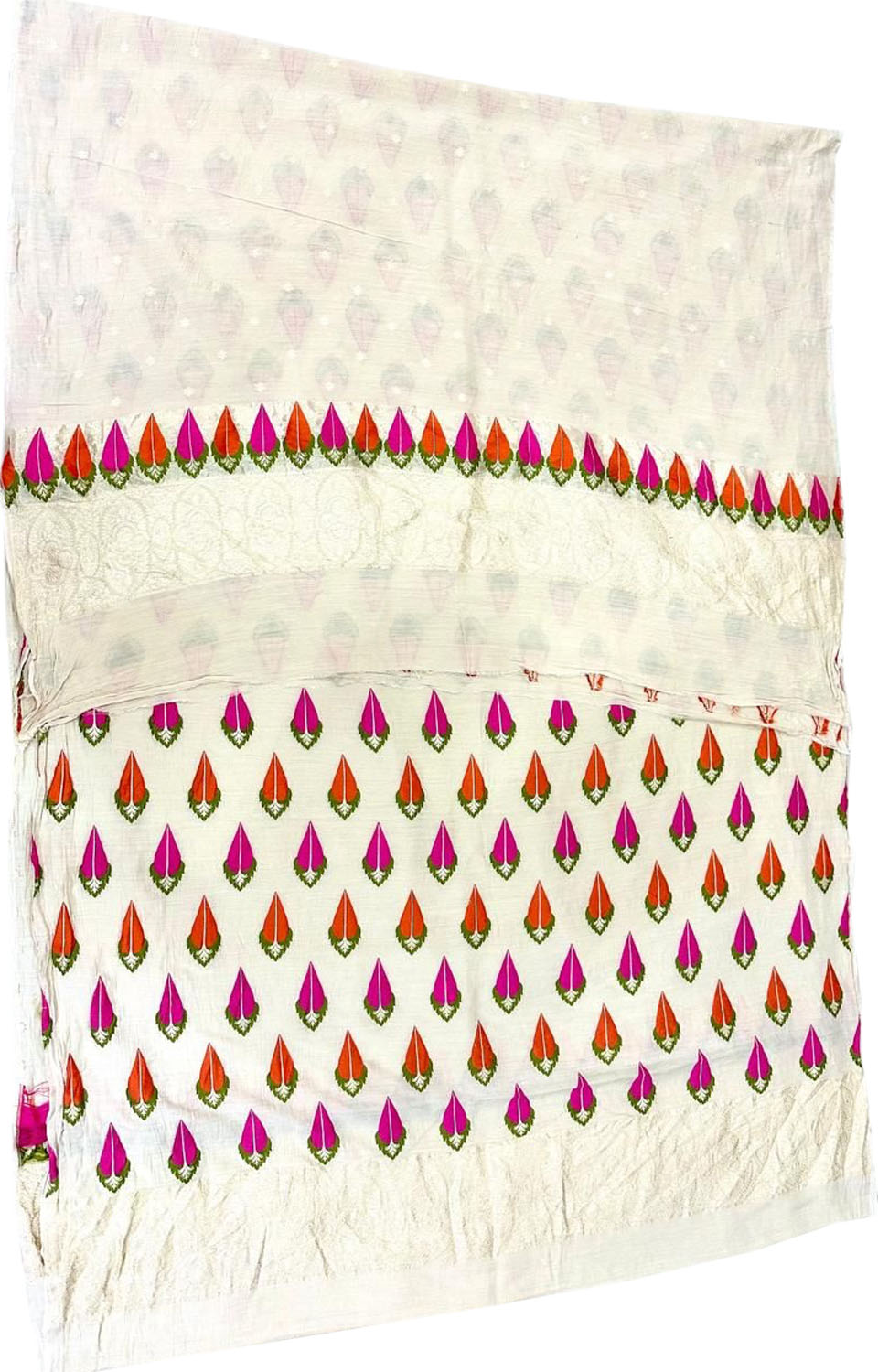 Dyeable Banarasi Pure Moonga Silk Handloom Meenakari Two Piece Unstitched Suit Set - Luxurion World