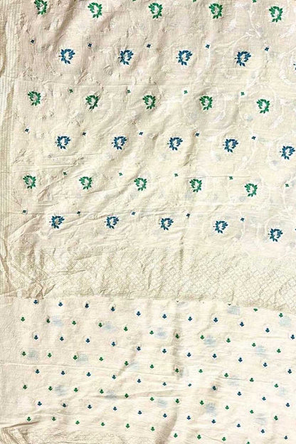 Dyeable Banarasi Pure Moonga Silk Handloom Meenakari Two Piece Unstitched Suit Set - Luxurion World